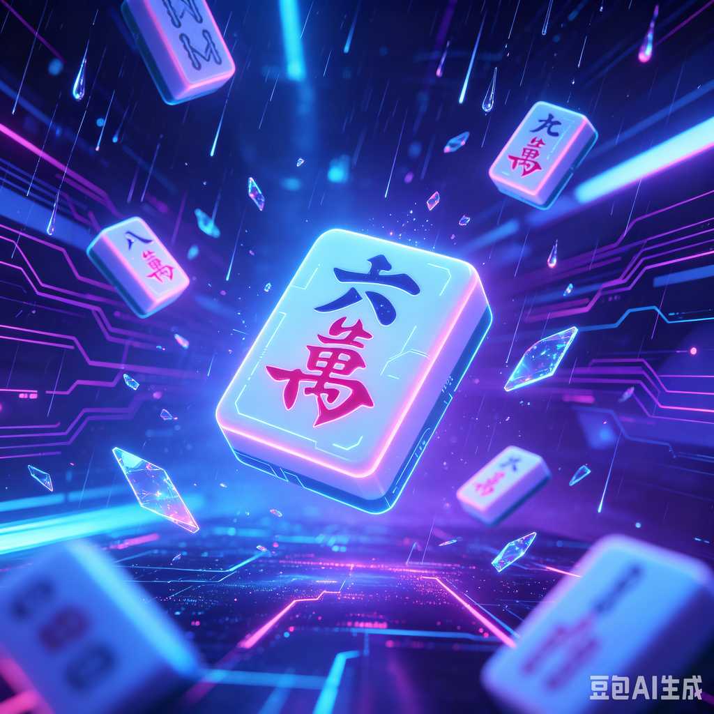 artistic mahjong tiles set
