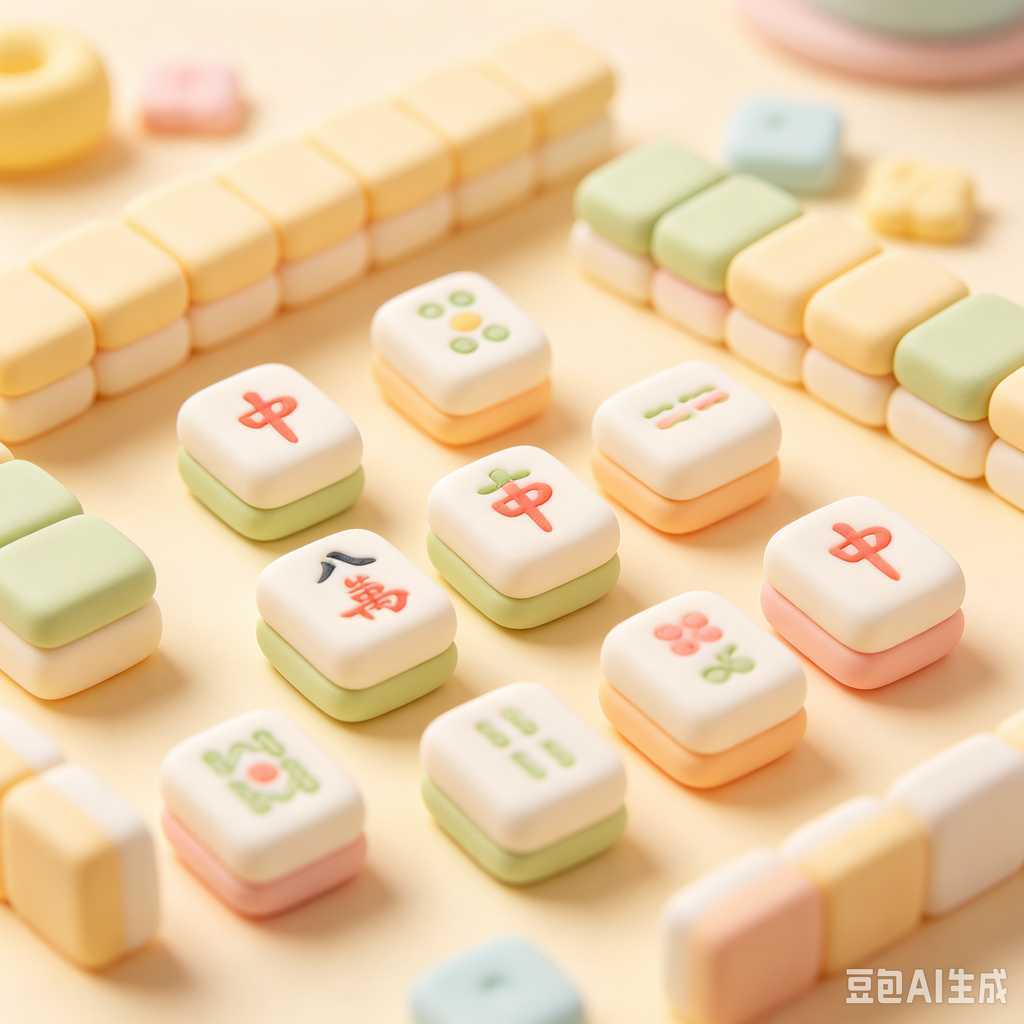 trendy design mahjong tiles